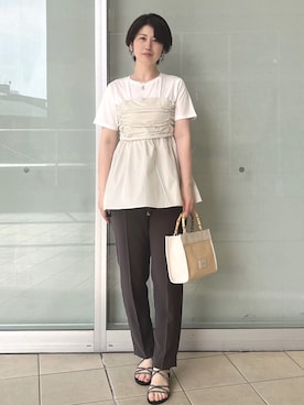 YO-KOさん(レディース・169cm)の春コーディネート