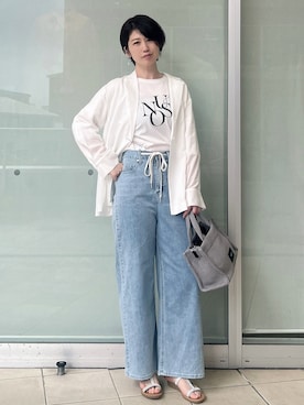 「OPAQUE.CLIP（オペークドットクリップ）のアイテム」を使った、yokoさん（レディース・169cm）の春コーディネート