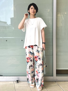 YO-KOさん(レディース・169cm)の夏コーディネート