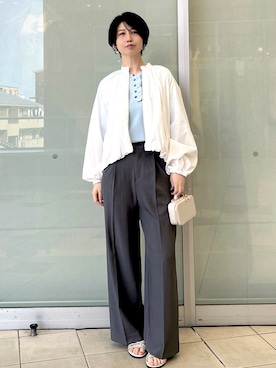 「OPAQUE.CLIP（オペークドットクリップ）のアイテム」を使った、yokoさん（レディース・169cm）の春コーディネート