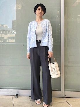 「OPAQUE.CLIP（オペークドットクリップ）のアイテム」を使った、yokoさん（レディース・169cm）の春コーディネート