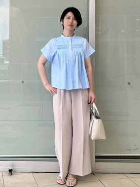 YO-KOさん（レディース・169cm）の夏コーディネート