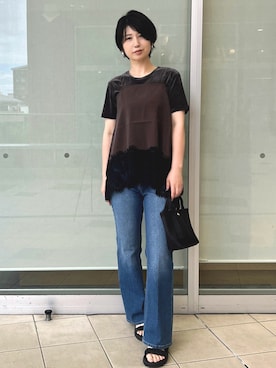 YO-KOさん(レディース・169cm)の夏コーディネート