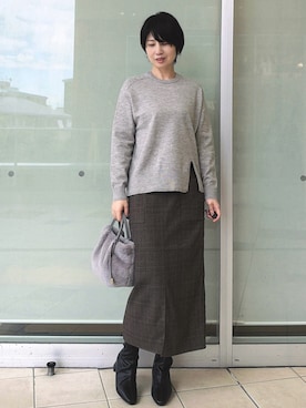 YO-KOさん（レディース・169cm）の秋コーディネート