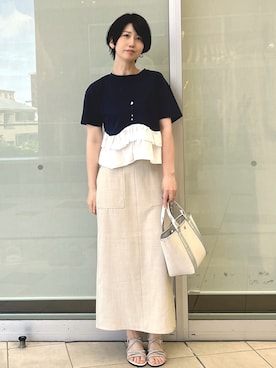 YO-KOさん(レディース・169cm)の夏コーディネート