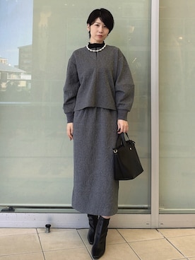 YO-KOさん（レディース・169cm）の秋コーディネート