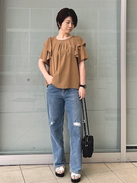 YO-KOさん(レディース・169cm)の夏コーディネート