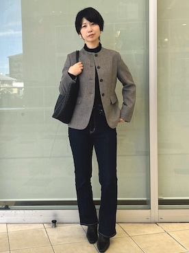 YO-KOさん（レディース・169cm）の秋コーディネート