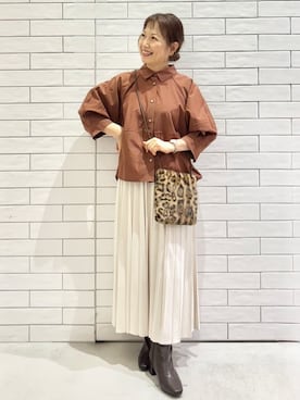 yさん（レディース・148cm）の秋コーディネート