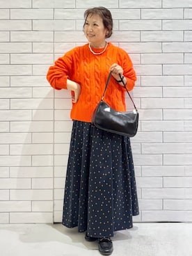 yさん（レディース・148cm）の冬コーディネート