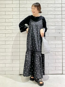 「オフィスカジュアル」｜「アイテム（ワンピース）」を使った、yさん（レディース・148cm）の春コーディネート