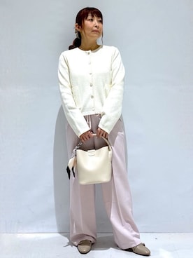 「index（インデックス）のアイテム（バッグ）」を使った、ゆきちさん（レディース・150cm）の春コーディネート