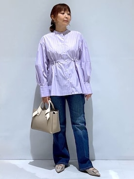 「index（インデックス）のアイテム（バッグ）」を使った、ゆきちさん（レディース・150cm）の春コーディネート