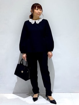 「index（インデックス）のアイテム（バッグ）」を使った、ゆきちさん（レディース・150cm）の冬コーディネート