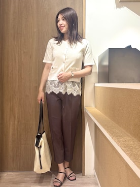 「index（インデックス）のアイテム」を使った、このかさん（レディース・165cm）の夏コーディネート