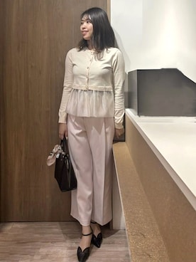 「index（インデックス）のアイテム（トップス）」を使った、このかさん（レディース・165cm）の冬コーディネート