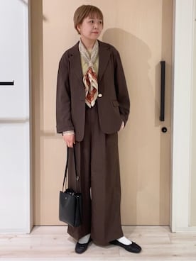 「DRESSTERIOR（ドレステリア）のアイテム」を使った、ひらしーさん（レディース・164cm）の春コーディネート