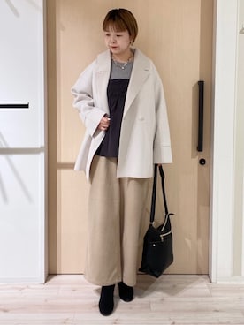 ひらしーさん（レディース・164cm）の冬コーディネート
