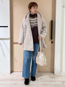 ひらしーさん（レディース・164cm）の冬コーディネート