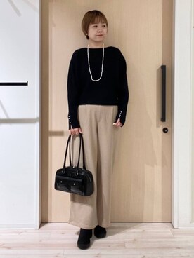 ひらしーさん（レディース・164cm）の冬コーディネート