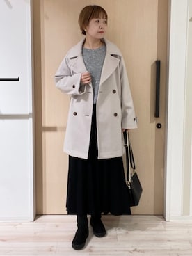 ひらしーさん（レディース・164cm）の冬コーディネート