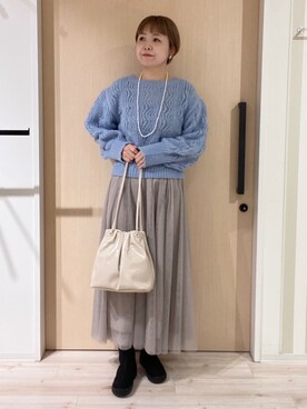 「DRESKIP（ドレスキップ）のアイテム」を使った、ひらしーさん（レディース・164cm）の冬コーディネート