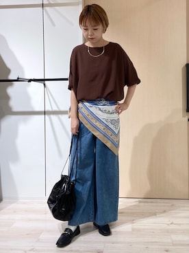 ひらしーさん（レディース・163cm）の秋コーディネート