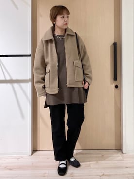 ひらしーさん（レディース・164cm）の冬コーディネート