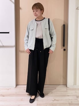 「DRESSTERIOR（ドレステリア）のアイテム」を使った、ひらしーさん（レディース・164cm）の春コーディネート