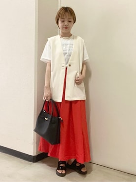 ひらしーさん(レディース・163cm)の夏コーディネート