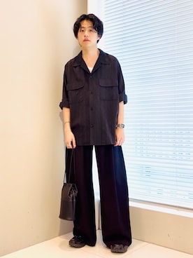 「tk.TAKEO KIKUCHI（ティーケータケオキクチ）のアイテム」を使った、Hisashiさん（メンズ・166cm）の春コーディネート