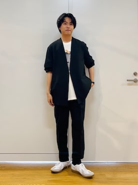 「tk.TAKEO KIKUCHI（ティーケータケオキクチ）のアイテム」を使った、Hisashiさん（メンズ・166cm）の春コーディネート