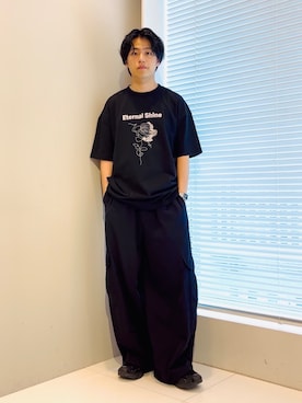 「tk.TAKEO KIKUCHI（ティーケータケオキクチ）のアイテム」を使った、Hisashiさん（メンズ・166cm）の春コーディネート