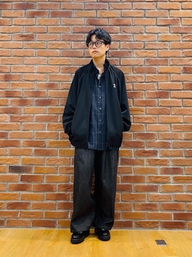 「tk.TAKEO KIKUCHI（ティーケータケオキクチ）のアイテム（ジャケット/アウター）」を使った、Hisashiさん（メンズ・167cm）の秋コーディネート