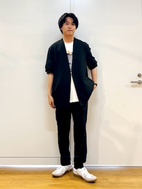 「tk.TAKEO KIKUCHI（ティーケータケオキクチ）のアイテム」を使った、Hisashiさん（メンズ・166cm）の春コーディネート