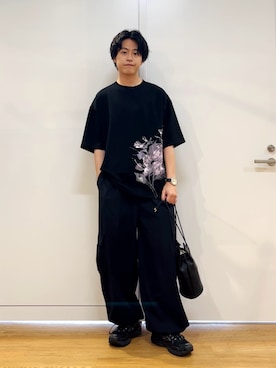 「tk.TAKEO KIKUCHI（ティーケータケオキクチ）のアイテム」を使った、Hisashiさん（メンズ・166cm）の春コーディネート
