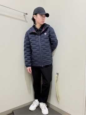 「アイテム（ダウンジャケット/コート）」を使った、やすさん（メンズ・167cm）の秋コーディネート