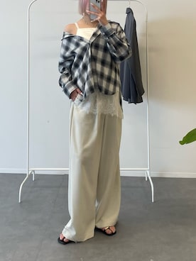 「Aunely（オーネリー）のアイテム」を使った、hnaadayoさん（レディース・161cm）の春コーディネート