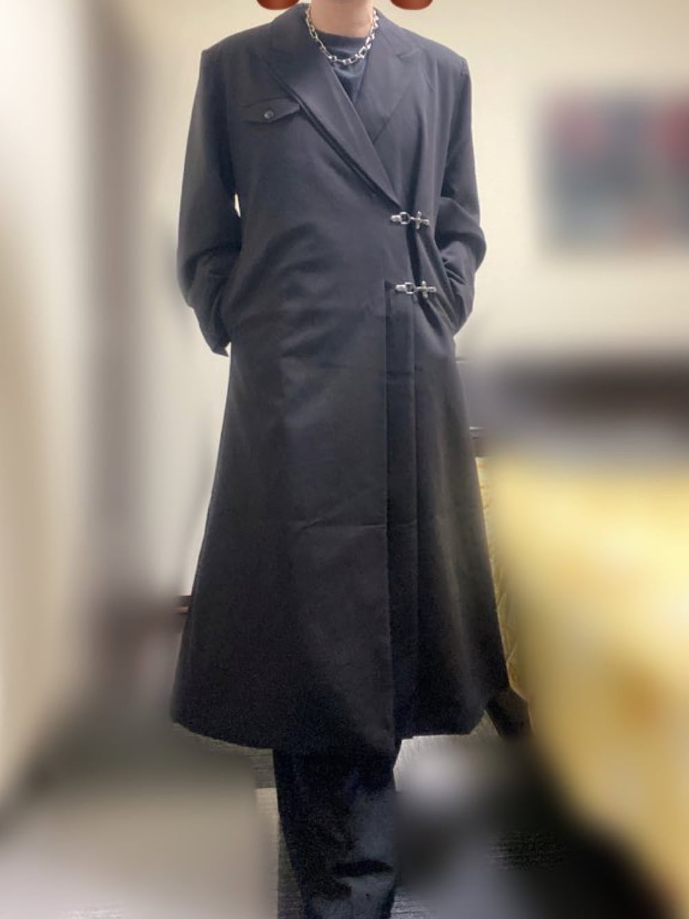 CLEL】Prime TR Double Lapel Coat / プライムTR ダブルラペルコートを