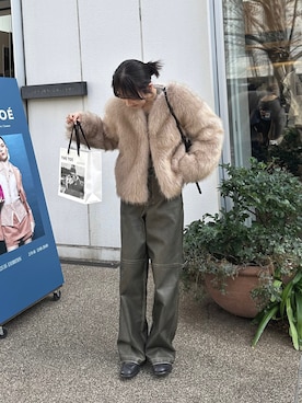 「アイテム（その他アウター）」を使った、Sakiさん（レディース・159cm・20代）の秋コーディネート