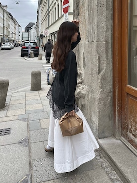 「COS（コス）のアイテム」を使った、Sakiさん（レディース・158cm）の春コーディネート