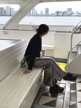 Sakiさん（骨格ストレート・レディース・159cm）の秋コーディネート