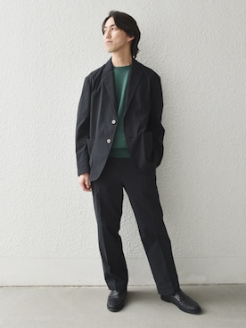 「SHIPS（シップス）のアイテム（ジャケット/アウター）」を使った、小熊さん（メンズ・173cm）の春コーディネート