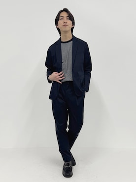 「SHIPS（シップス）のアイテム（ジャケット/アウター）」を使った、小熊さん（メンズ・173cm）の春コーディネート