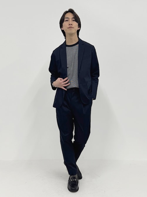 【美品】シップス　スーツ　セットアップ　スリーピース　44 M ネイビー セール】【ベスト付】スリーピースセットアップスーツ【アーバン