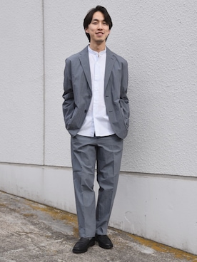 「SHIPS（シップス）のアイテム（トップス）」を使った、小熊さん（メンズ・173cm）の春コーディネート