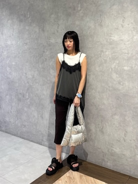 「CITEN（シテン）のアイテム（トートバッグ）」を使った、81846nmさん（レディース・154cm）の夏コーディネート