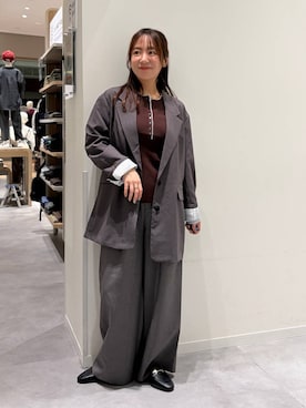 「GLOBAL WORK（グローバルワーク）のアイテム（ジャケット/アウター）」を使った、momo12gwさん（レディース・155cm）の秋コーディネート