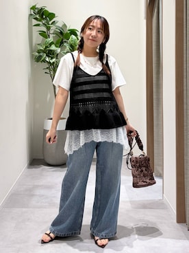 momo12gwさん(レディース・155cm)の夏コーディネート