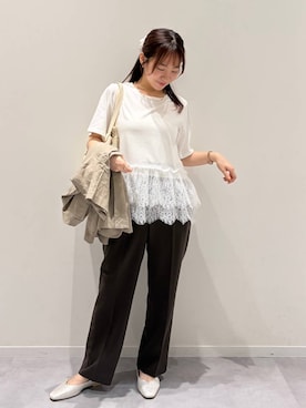 momo12gwさん（レディース・155cm）の夏コーディネート